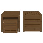 vidaXL Set cutii de grădină, 4 piese, maro miere, lemn masiv de pin vidaXL Set cutii de grădină, 4 piese, maro miere, lemn masiv de pin