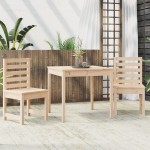 vidaXL Set bistro de grădină, 3 piese, lemn masiv de pin vidaXL Set bistro de grădină, 3 piese, lemn masiv de pin
