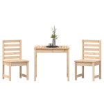 vidaXL Set bistro de grădină, 3 piese, lemn masiv de pin vidaXL Set bistro de grădină, 3 piese, lemn masiv de pin