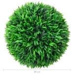 vidaXL Bile arbuști cimișir artificial, 2 buc, 38 cm
