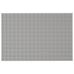 vidaXL Pătură grea, gri, 122x183 cm, 9 kg, material textil