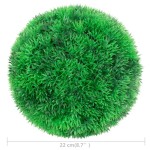 vidaXL Bile de arbuști cimișir artificiali, 2 buc., 22 cm vidaXL Bile de arbuști cimișir artificiali, 2 buc., 22 cm