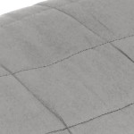 vidaXL Pătură grea, gri, 140x200 cm, 10 kg, material textil