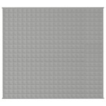 vidaXL Pătură grea, gri, 200x220 cm, 9 kg, material textil