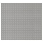 vidaXL Pătură anti-stres, gri, 200x220 cm, 13 kg, material textil vidaXL Pătură anti-stres, gri, 200x220 cm, 13 kg, material textil