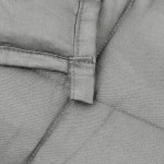 vidaXL Pătură anti-stres, gri, 200x220 cm, 13 kg, material textil vidaXL Pătură anti-stres, gri, 200x220 cm, 13 kg, material textil