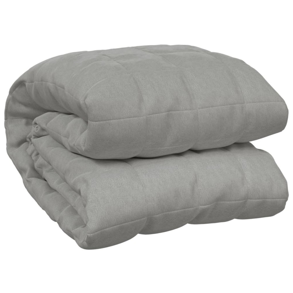 vidaXL Pătură anti-stres, gri, 220x230 cm, 11 kg, material textil