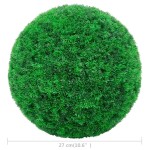 vidaXL Bile de arbuști cimișir artificiali, 2 buc., 27 cm vidaXL Bile de arbuști cimișir artificiali, 2 buc., 27 cm