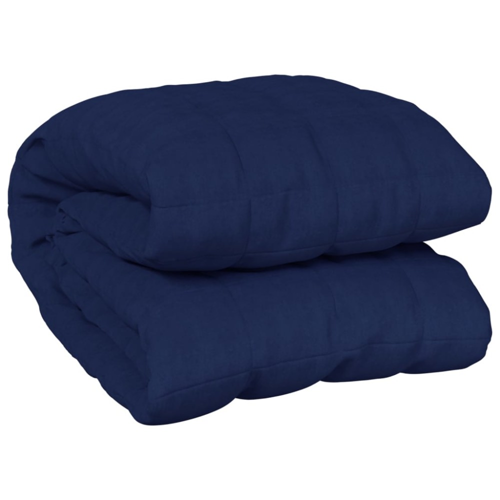 vidaXL Pătură anti-stres, albastru, 122x183 cm, 5 kg, material textil