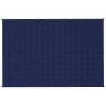 vidaXL Pătură anti-stres, albastru, 122x183 cm, 9 kg, material textil vidaXL Pătură anti-stres, albastru, 122x183 cm, 9 kg, material textil