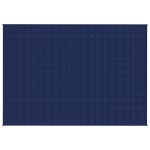 vidaXL Pătură anti-stres, albastru, 137x200 cm, 6 kg, material textil vidaXL Pătură anti-stres, albastru, 137x200 cm, 6 kg, material textil