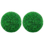 vidaXL Bile de arbuști cimișir artificiali, 2 buc., 35 cm vidaXL Bile de arbuști cimișir artificiali, 2 buc., 35 cm