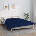 vidaXL Pătură grea, albastru, 220x230 cm, 11 kg, material textil vidaXL Pătură grea, albastru, 220x230 cm, 11 kg, material textil