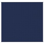 vidaXL Pătură grea, albastru, 220x230 cm, 15 kg, material textil