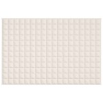 vidaXL Pătură grea, crem deschis, 122x183 cm, 5 kg, textil vidaXL Pătură grea, crem deschis, 122x183 cm, 5 kg, textil