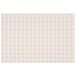 vidaXL Pătură grea, crem deschis, 122x183 cm, 9 kg, material textil vidaXL Pătură grea, crem deschis, 122x183 cm, 9 kg, material textil
