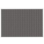 vidaXL Pătură grea, gri, 122x183 cm, 9 kg, material textil