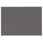 vidaXL Pătură grea, gri, 137x200 cm, 10 kg, material textil