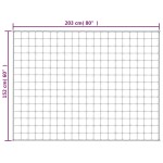 vidaXL Pătură grea, gri, 152x203 cm, 7 kg, material textil