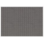 vidaXL Pătură grea, gri, 152x203 cm, 11 kg, material textil vidaXL Pătură grea, gri, 152x203 cm, 11 kg, material textil