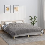 vidaXL Pătură anti-stres, gri, 200x230 cm, 13 kg, material textil vidaXL Pătură anti-stres, gri, 200x230 cm, 13 kg, material textil