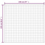 vidaXL Pătură anti-stres, gri, 220x240 cm, 11 kg, material textil vidaXL Pătură anti-stres, gri, 220x240 cm, 11 kg, material textil