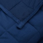 vidaXL Pătură anti-stres, albastru, 122x183 cm, 9 kg, material textil vidaXL Pătură anti-stres, albastru, 122x183 cm, 9 kg, material textil