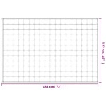 vidaXL Pătură anti-stres, albastru, 122x183 cm, 9 kg, material textil vidaXL Pătură anti-stres, albastru, 122x183 cm, 9 kg, material textil