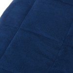vidaXL Pătură anti-stres, albastru, 135x200 cm, 10 kg, textil vidaXL Pătură anti-stres, albastru, 135x200 cm, 10 kg, textil