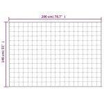 vidaXL Pătură anti-stres, albastru, 140x200 cm, 6 kg, material textil vidaXL Pătură anti-stres, albastru, 140x200 cm, 6 kg, material textil