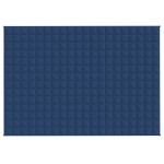 vidaXL Pătură anti-stres, albastru, 137x200 cm, 6 kg, material textil vidaXL Pătură anti-stres, albastru, 137x200 cm, 6 kg, material textil