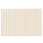 vidaXL Pătură grea, crem deschis, 122x183 cm, 5 kg, textil vidaXL Pătură grea, crem deschis, 122x183 cm, 5 kg, textil
