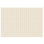 vidaXL Pătură grea, crem deschis, 135x200 cm, 10 kg, material textil vidaXL Pătură grea, crem deschis, 135x200 cm, 10 kg, material textil