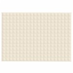 vidaXL Pătură grea, crem deschis, 140x200 cm, 10 kg, material textil vidaXL Pătură grea, crem deschis, 140x200 cm, 10 kg, material textil