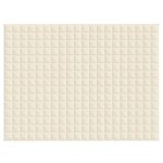 vidaXL Pătură grea, crem deschis, 152x203 cm, 7 kg, material textil vidaXL Pătură grea, crem deschis, 152x203 cm, 7 kg, material textil