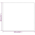 vidaXL Pătură grea cu husă, gri, 200x220 cm, 9 kg, material textil vidaXL Pătură grea cu husă, gri, 200x220 cm, 9 kg, material textil