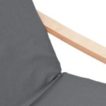 vidaXL Scaun de relaxare cu taburet, gri deschis, textil vidaXL Scaun de relaxare cu taburet, gri deschis, textil