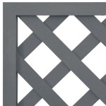 vidaXL Jardiniere cu spalier, 2 buc., gri, 65x33x135 cm, WPC vidaXL Jardiniere cu spalier, 2 buc., gri, 65x33x135 cm, WPC