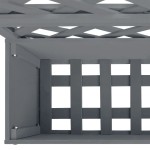 vidaXL Jardiniere cu spalier, 2 buc., gri, 65x33x135 cm, WPC vidaXL Jardiniere cu spalier, 2 buc., gri, 65x33x135 cm, WPC