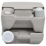 vidaXL Set portabil cu toaletă și rezervor de apă pentru camping