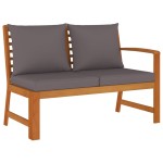 vidaXL Set mobilier grădină cu perne, 6 piese, lemn masiv acacia vidaXL Set mobilier grădină cu perne, 6 piese, lemn masiv acacia
