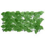 vidaXL Paravan de balcon, frunze verzi, 600x75 cm