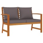 vidaXL Set mobilier de grădină cu perne, 9 piese, lemn masiv de acacia vidaXL Set mobilier de grădină cu perne, 9 piese, lemn masiv de acacia