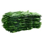 vidaXL Paravan de balcon, frunze verde închis, 300x100 cm