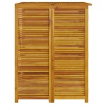 vidaXL Magazie pubelă gunoi cvadruplă, 280x89x117 cm lemn masiv acacia vidaXL Magazie pubelă gunoi cvadruplă, 280x89x117 cm lemn masiv acacia