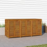 vidaXL Ladă depozitare de grădină, 210x87x104 cm, lemn masiv acacia vidaXL Ladă depozitare de grădină, 210x87x104 cm, lemn masiv acacia