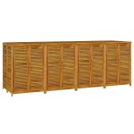 vidaXL Ladă depozitare de grădină, 280x87x104 cm, lemn masiv acacia vidaXL Ladă depozitare de grădină, 280x87x104 cm, lemn masiv acacia