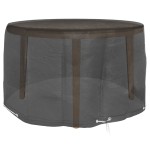 vidaXL Huse mobilier de grădină, 2 buc., 6 ocheți, rotund, Ø125x75 cm vidaXL Huse mobilier de grădină, 2 buc., 6 ocheți, rotund, Ø125x75 cm