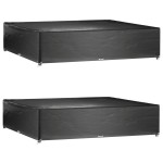 vidaXL Huse mobilier grădină, 2 buc, 16 ocheți, 240x240x55 cm, pătrat vidaXL Huse mobilier grădină, 2 buc, 16 ocheți, 240x240x55 cm, pătrat