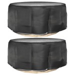 vidaXL Huse mobilier de grădină, 2 buc., 10 ocheți, rotund, Ø230x90 cm vidaXL Huse mobilier de grădină, 2 buc., 10 ocheți, rotund, Ø230x90 cm